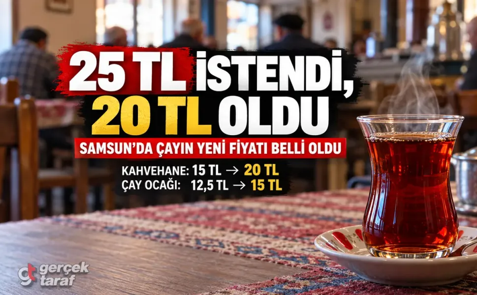 Samsun’da çaya zam geldi