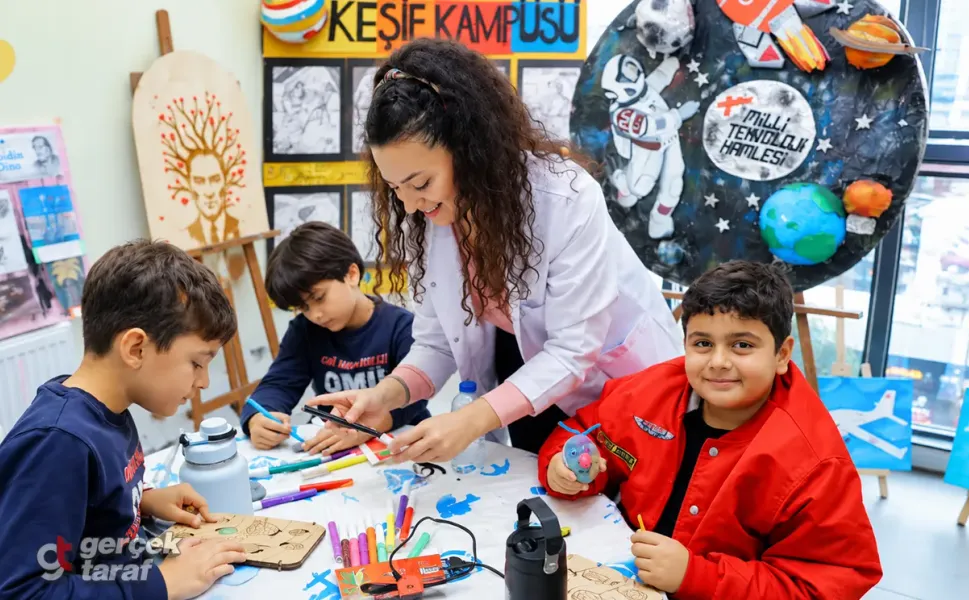 Samsun'da çocuklar bilim ve teknoloji atölyelerinde buluşuyor