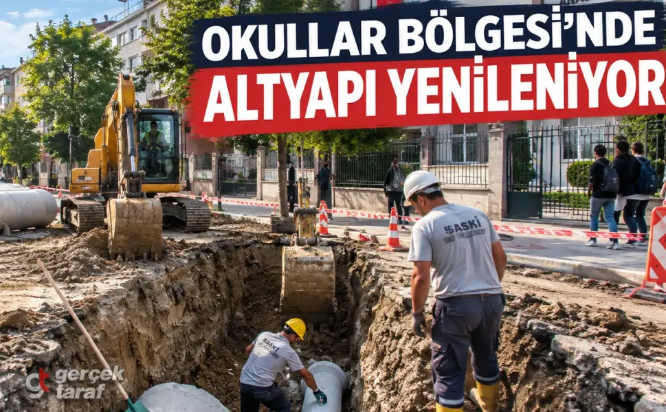 Samsun İlkadım Okullar Bölgesi’nde altyapı yenileniyor