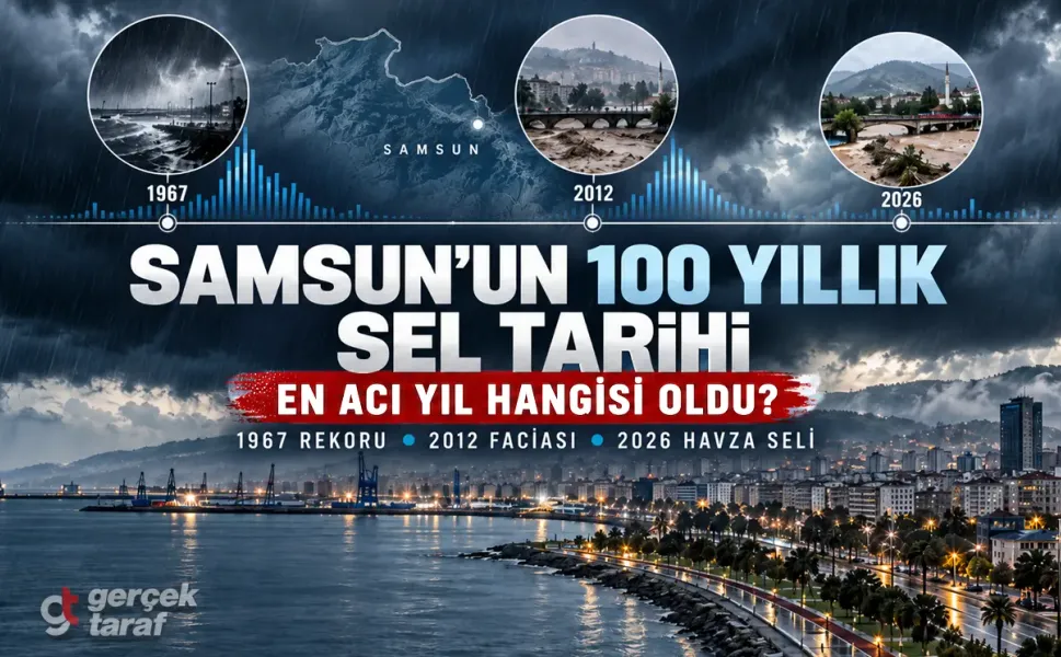 Samsun'un 100 yıllık sel felaketleri