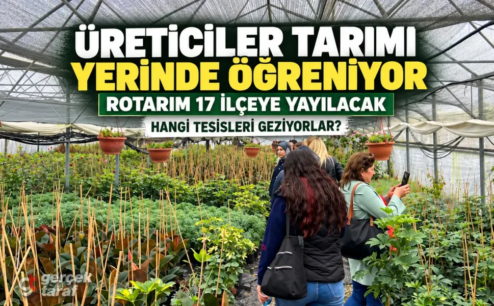 Samsun’da ROTARIM projesiyle üreticiler tarımsal tesisleri yerinde inceliyor