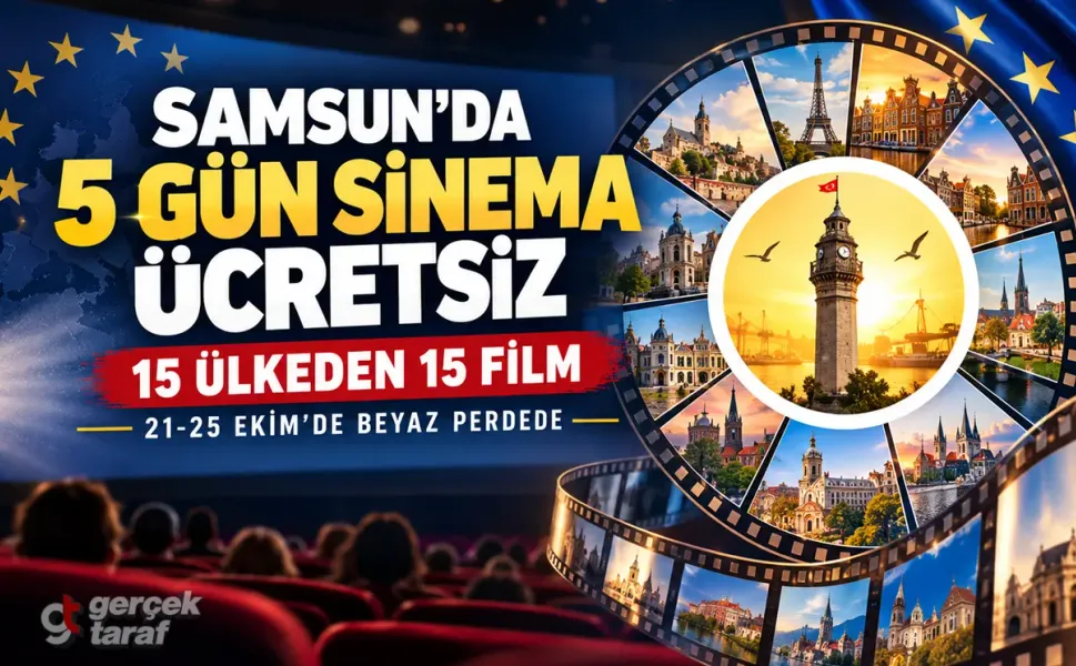 Samsun’da Avrupa Sinema Günleri başlıyor: 15 film ücretsiz gösterilecek