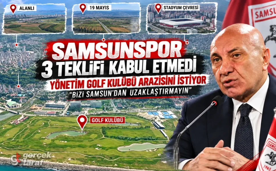 3 yer teklif edildi beğenmedi, Samsunspor’un yeni tesis talebi ortaya çıktı