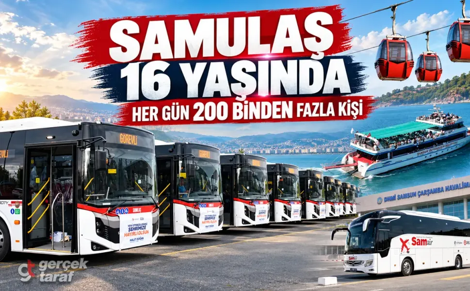 Samsun’da her gün 200 binden fazla kişiye hizmet veriyor