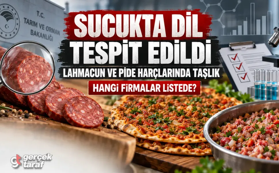 Sucukta dil, lahmacunda taşlık çıktı