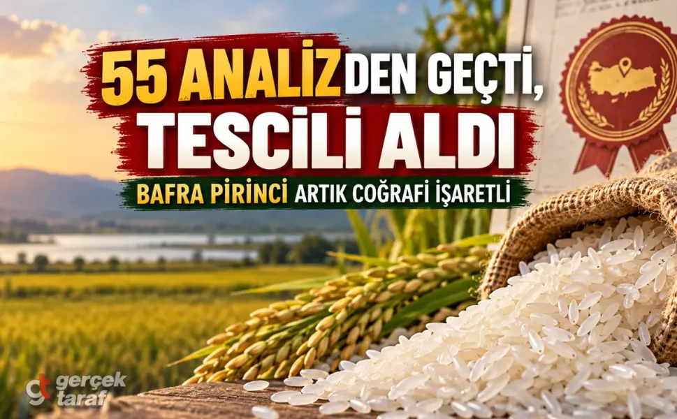 Bafra Pirinci coğrafi işaret aldı