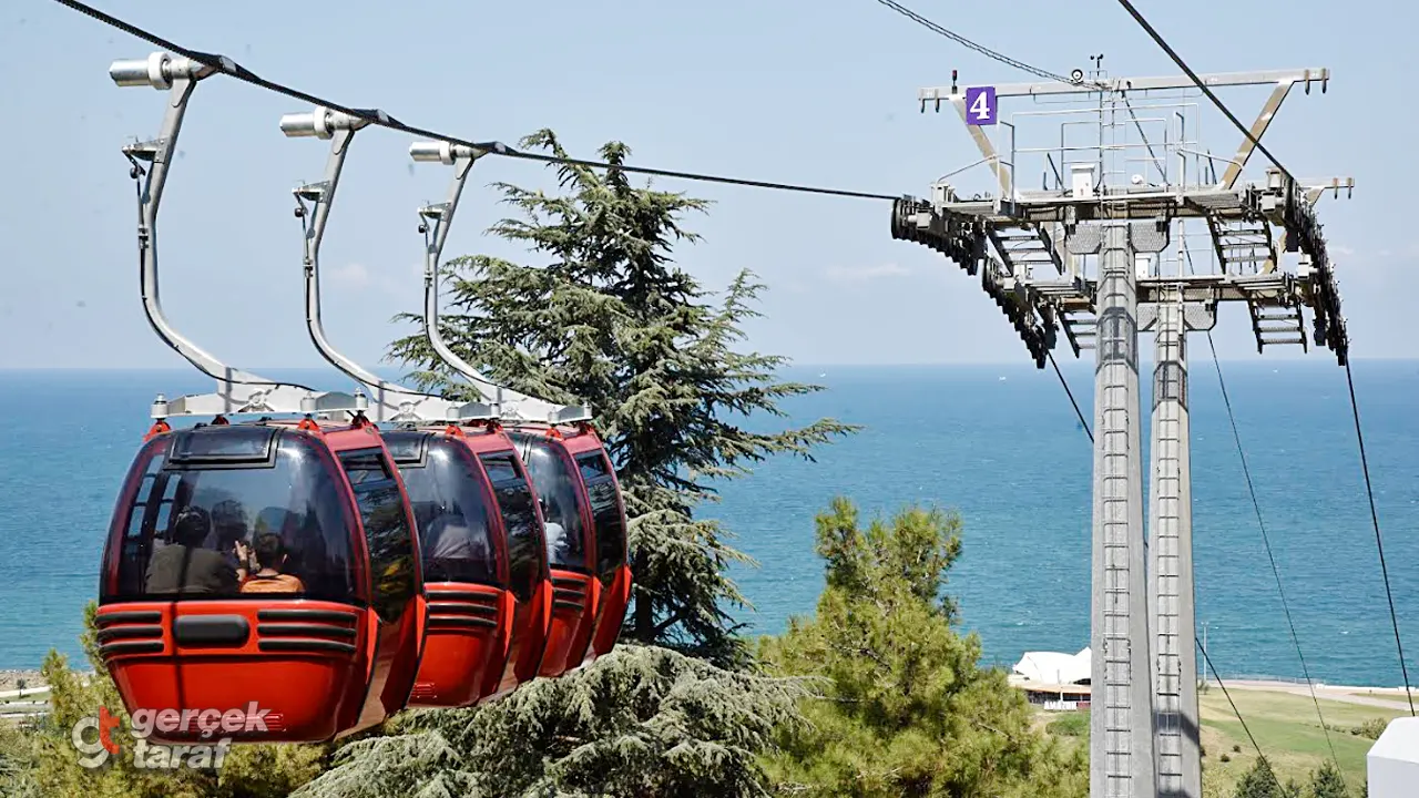 Samsun Amisos Teleferik Hattı Rekor Kırdı! İşte Ziyaretçi Sayısı
