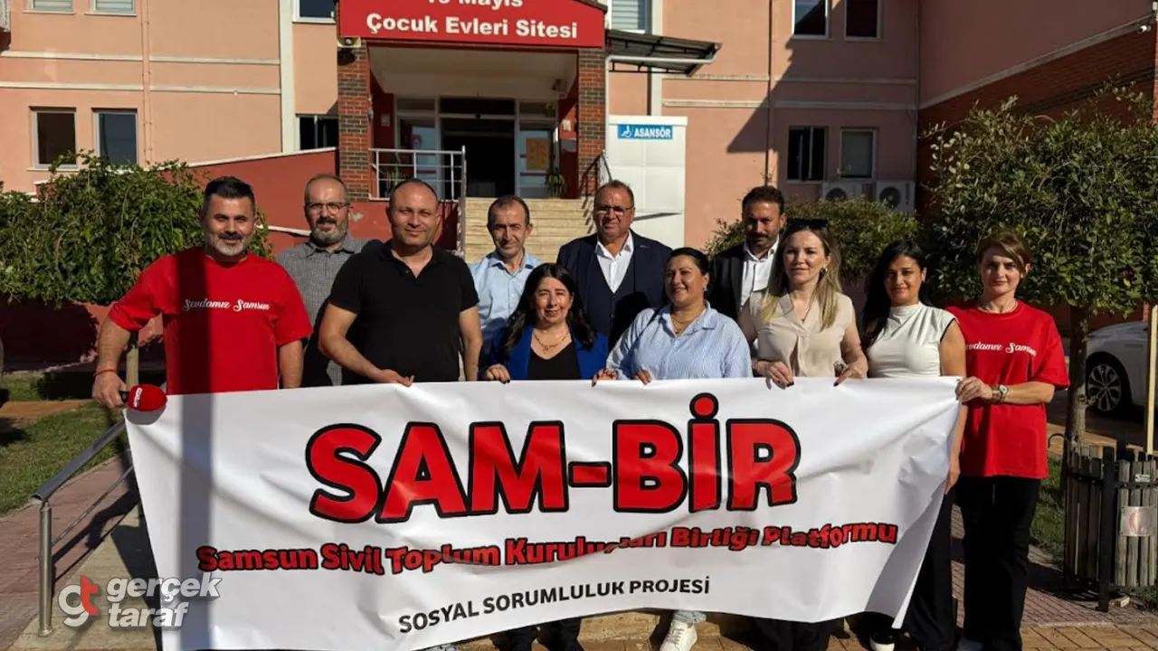 Samsun’da Örnek Dayanışma: SAM-BİR 55 Çocuğa Hediyeler Dağıttı