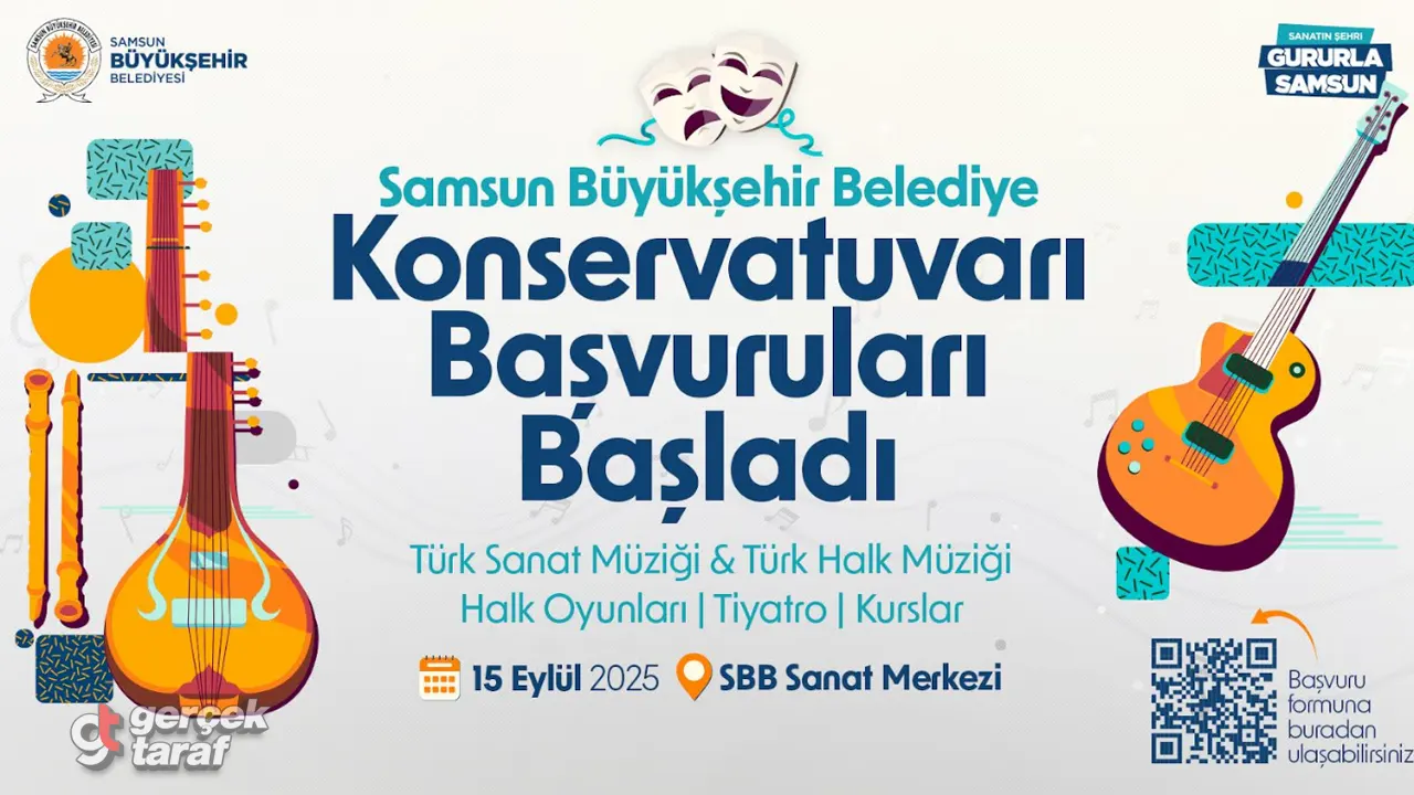 Samsun’da Büyükşehir Konservatuvar Kursları İçin Başvurular Başladı