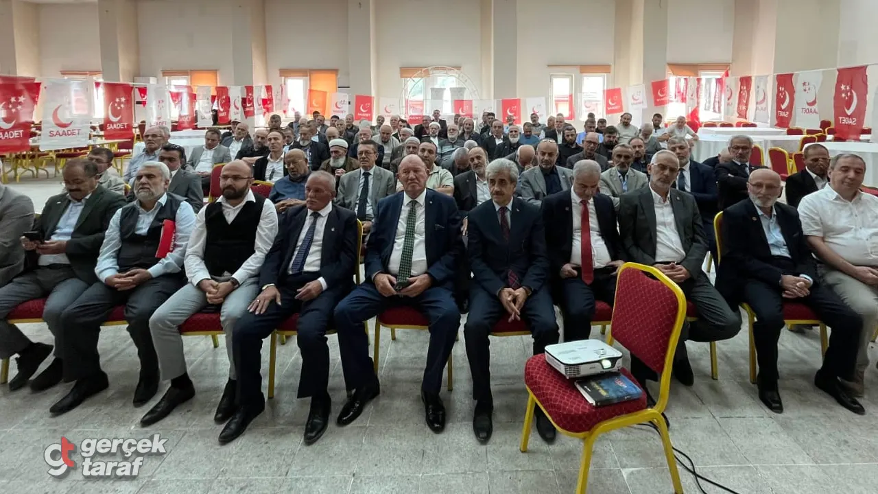 Samsun Vezirköprü’de Saadet Partisi kongresi: Veysel Bozdemir yeniden başkan seçildi