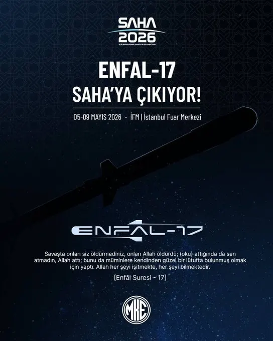 Enfal 17 Roket Füze