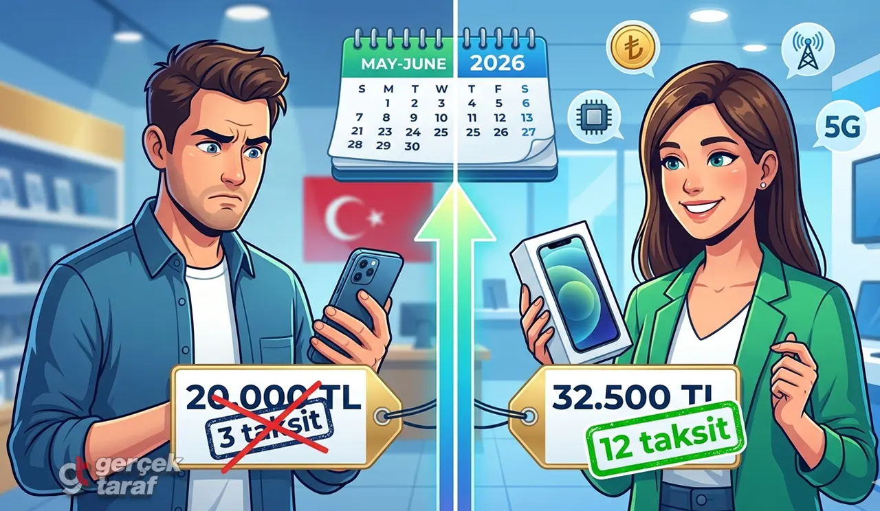 Telefon Taksit Değişikliği: 12 Ay İmkanı 30-35 Bin TL’ye Çıkıyor