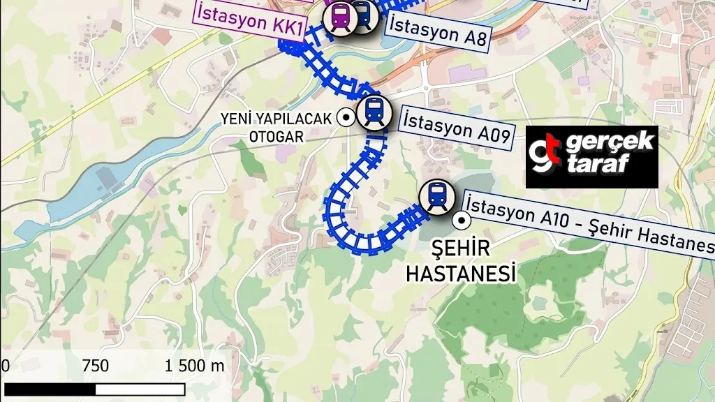Samsun Yeni Otogar Çizim