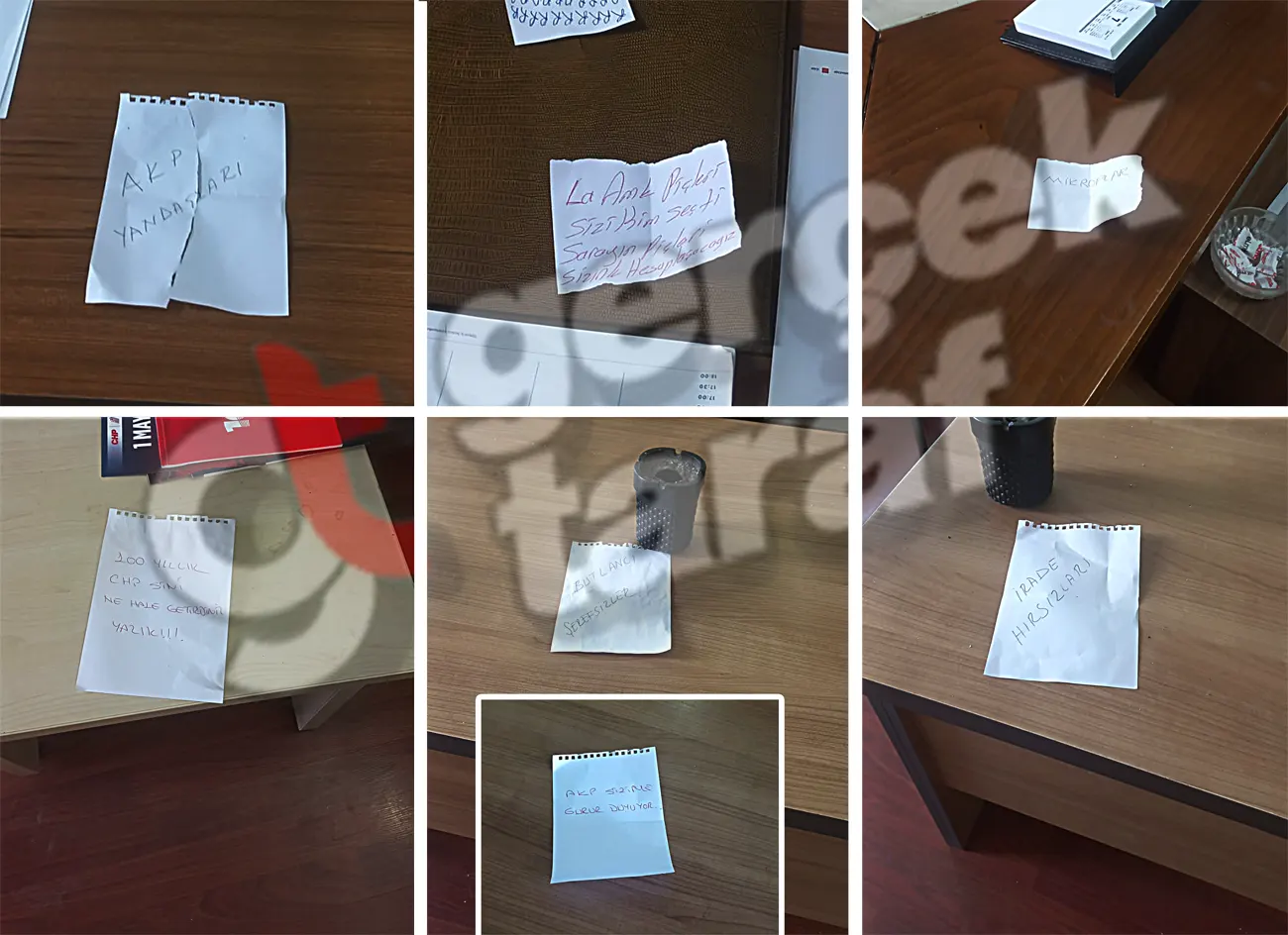 Chp Samsun Not Kağıtları