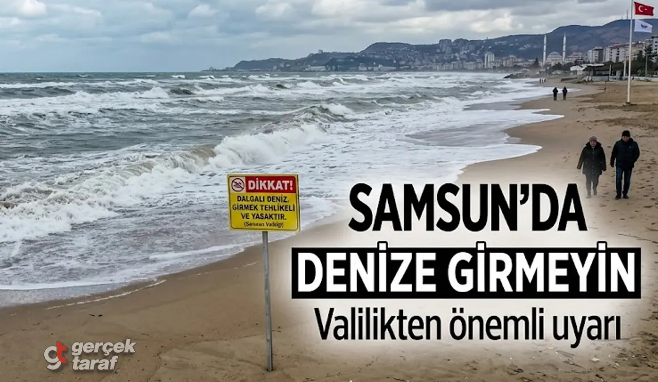 Samsun’da Denize Girmek Yine Yasaklandı
