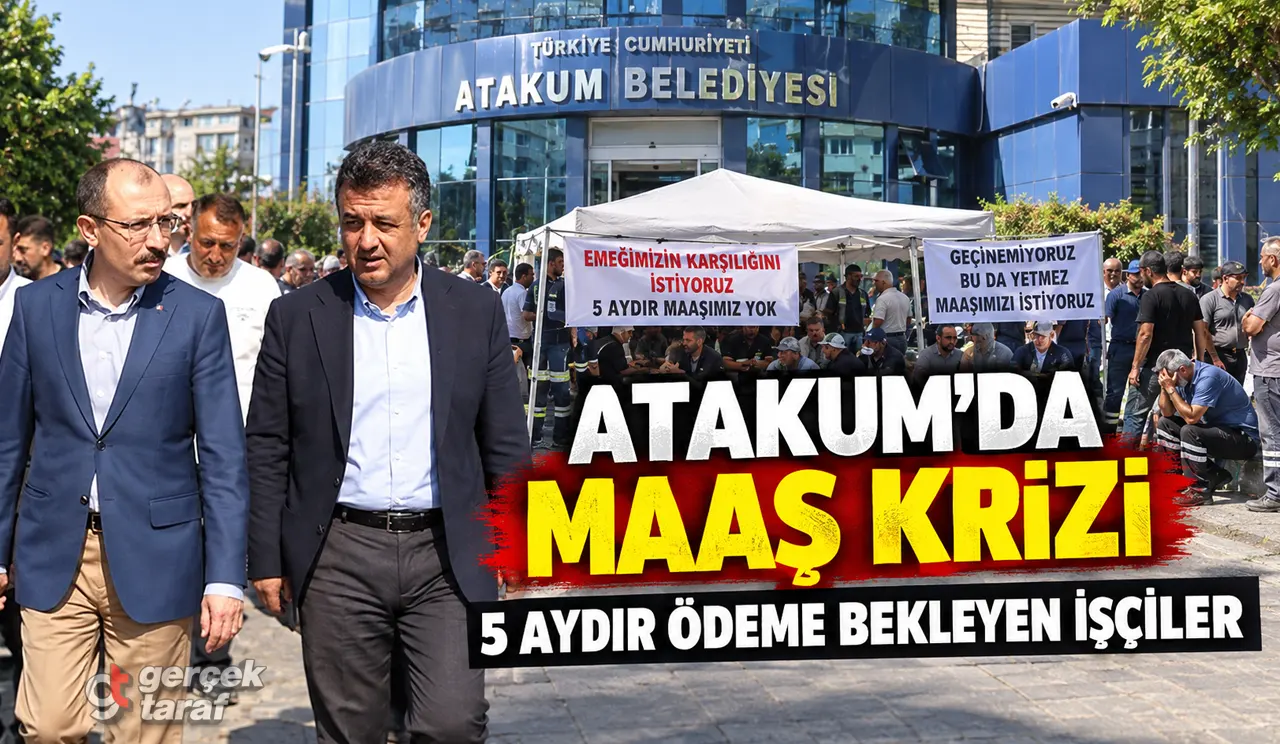 Atakum’da Maaş Krizi'nde Halit Doğan ve Mehmet Muş Devreye Girdi
