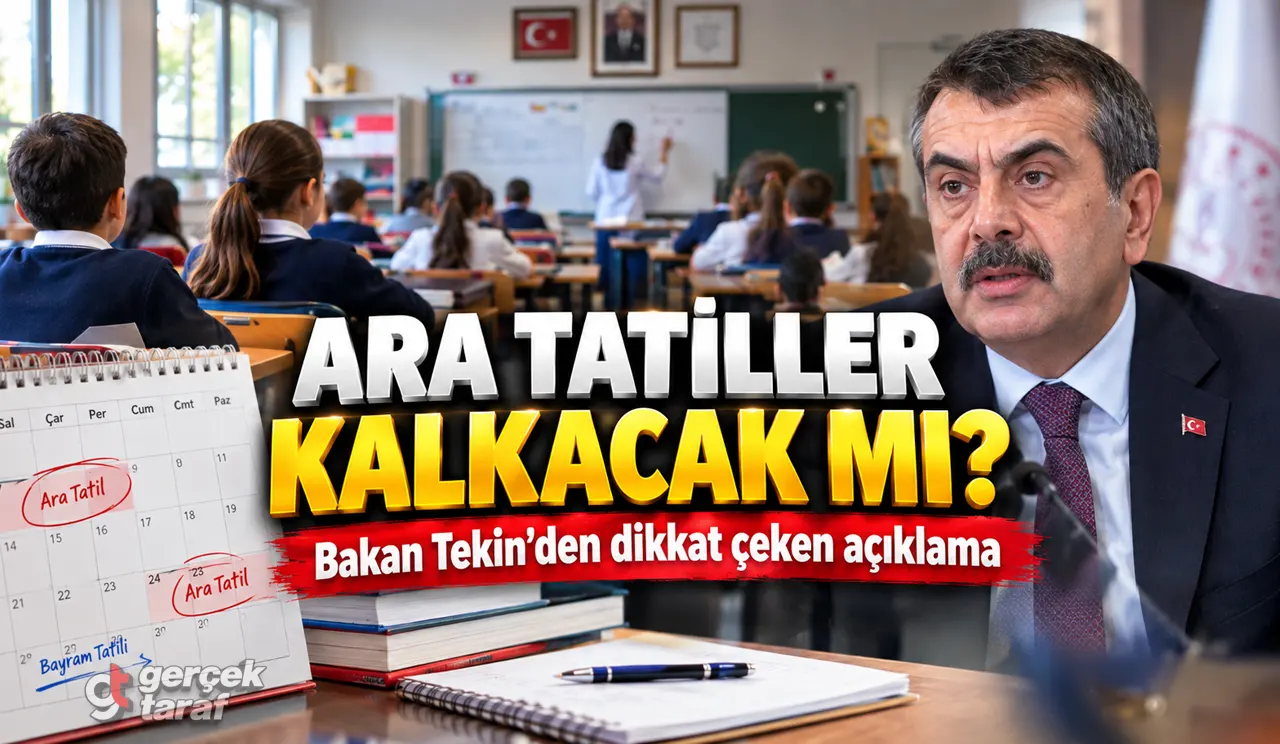 Ara tatiller kaldırılacak mı? Bakan Tekin'den açıklama