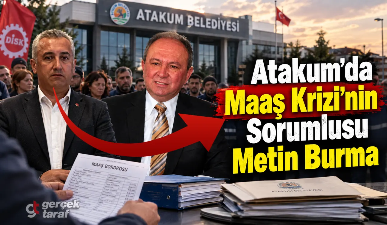 Atakum'daki maaş krizinin sorumlusunu Sendika Başkanı Mutlu Karabacak ortaya çıkardı