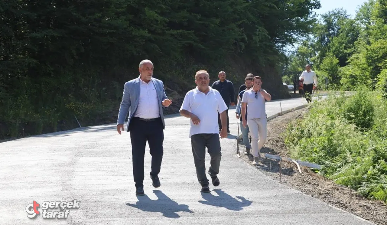 Samsun Canik'te 150 milyon TL'lik beton yol yatırımı