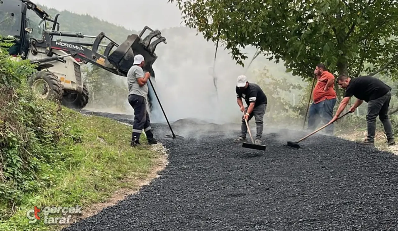 Samsun İlkadım'da kırsala 71 kilometre yeni yol