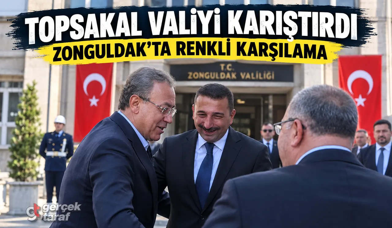 İlyas Topsakal Zonguldak’ta Murat Kotra’yı Vali Sandı