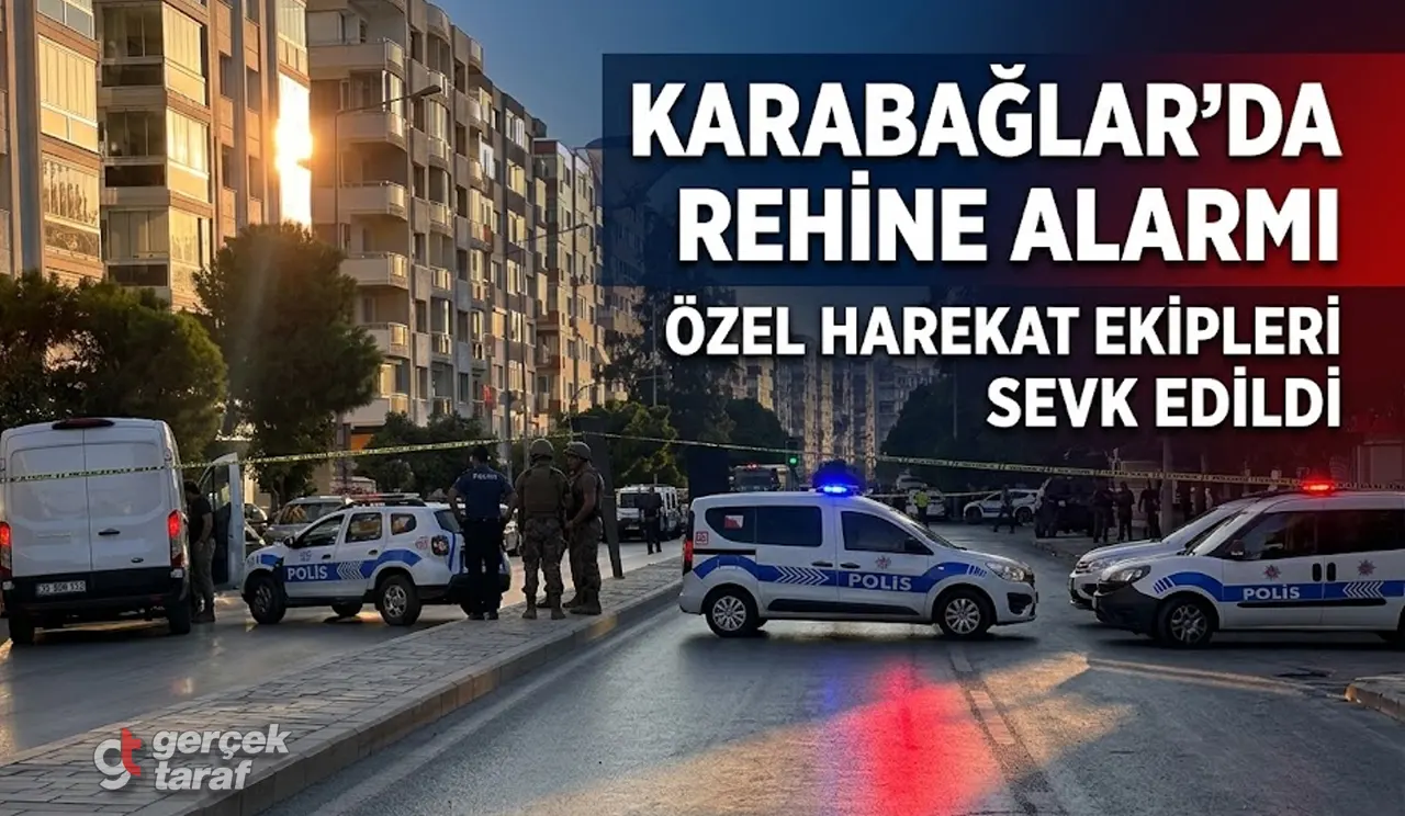 İzmir Karabağlar’da bankada rehine alarmı
