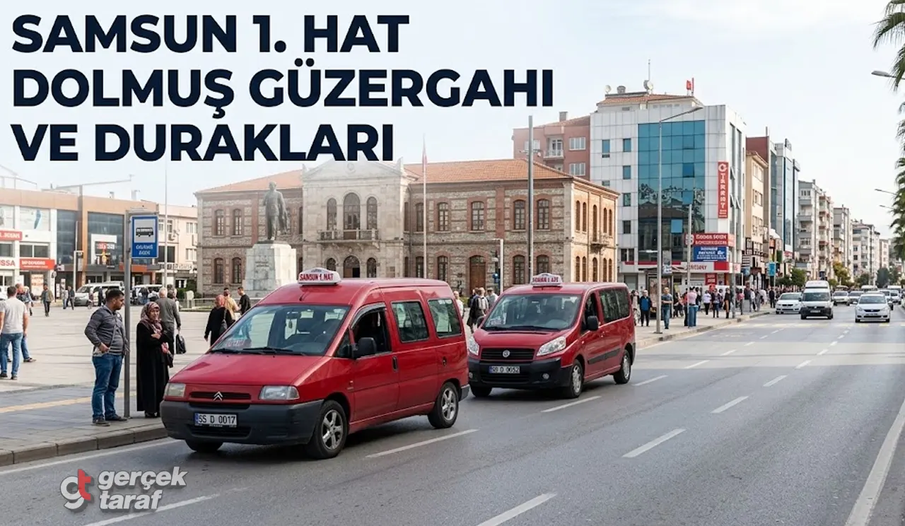 Samsun 1. hat dolmuş güzergahı