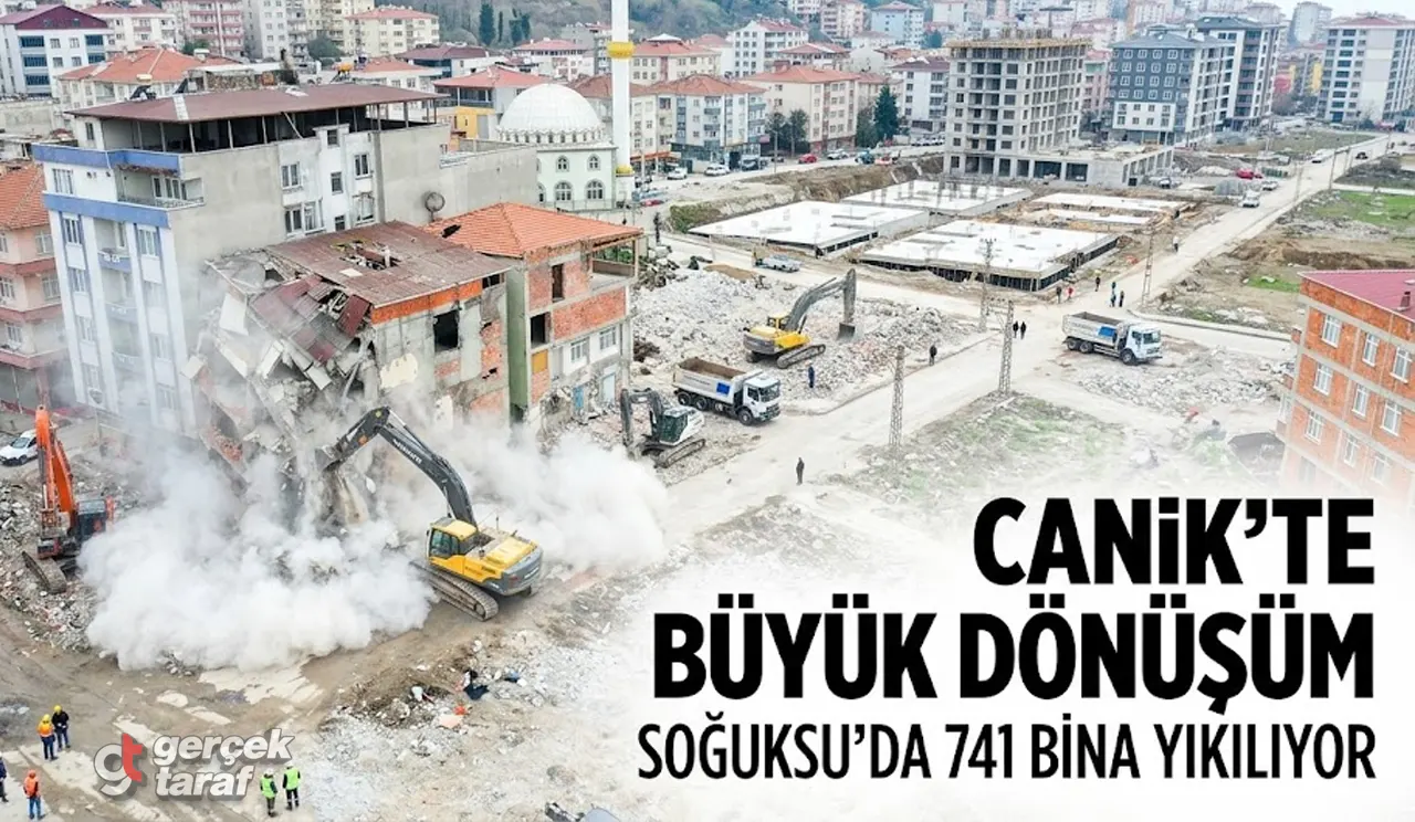 Samsun Canik'te kentsel dönüşüm, 741 bina yıkılıyor
