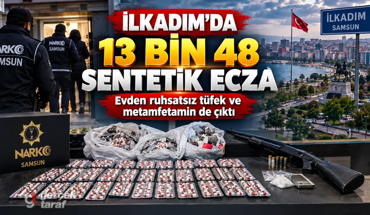 Samsun’da 3 Kişinin Kaldığı Eve Polis Girdi, 3 Gözaltı
