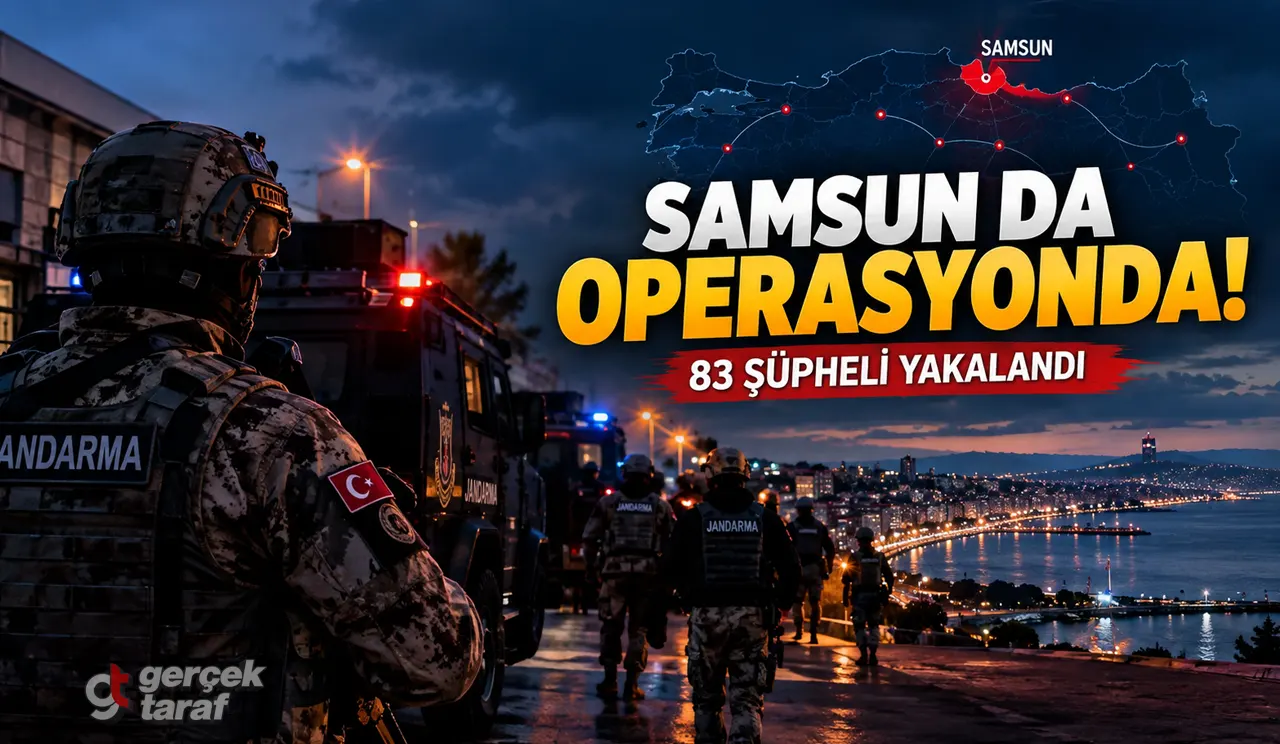 Samsun dahil 28 ilde operasyon, 83 gözaltı