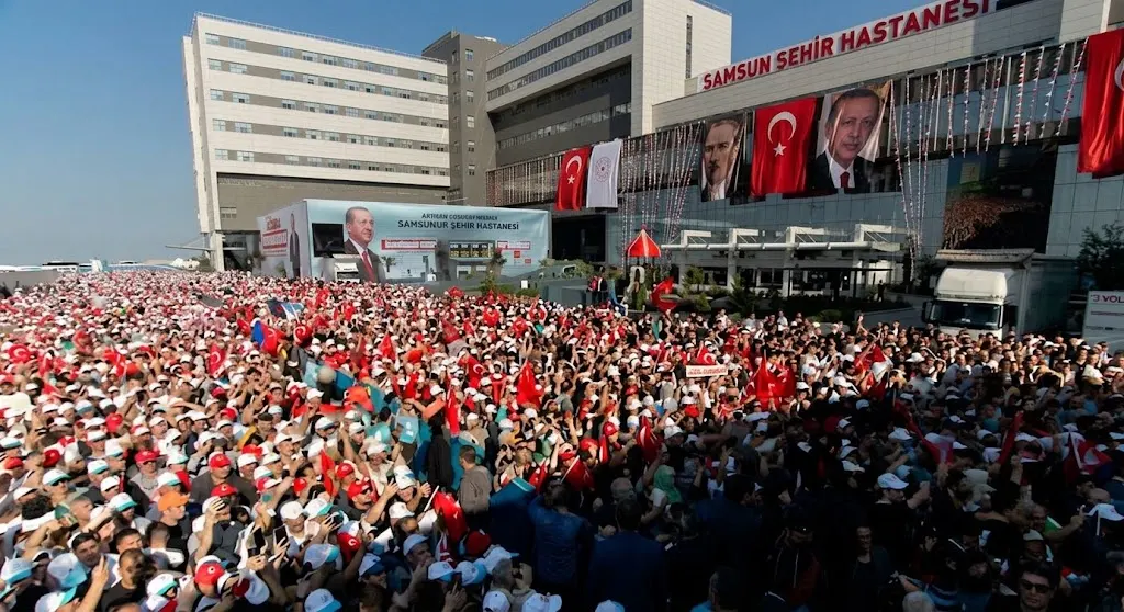 Samsun Şehir Hastanesi Açılış Vatandaşlar Katılımı