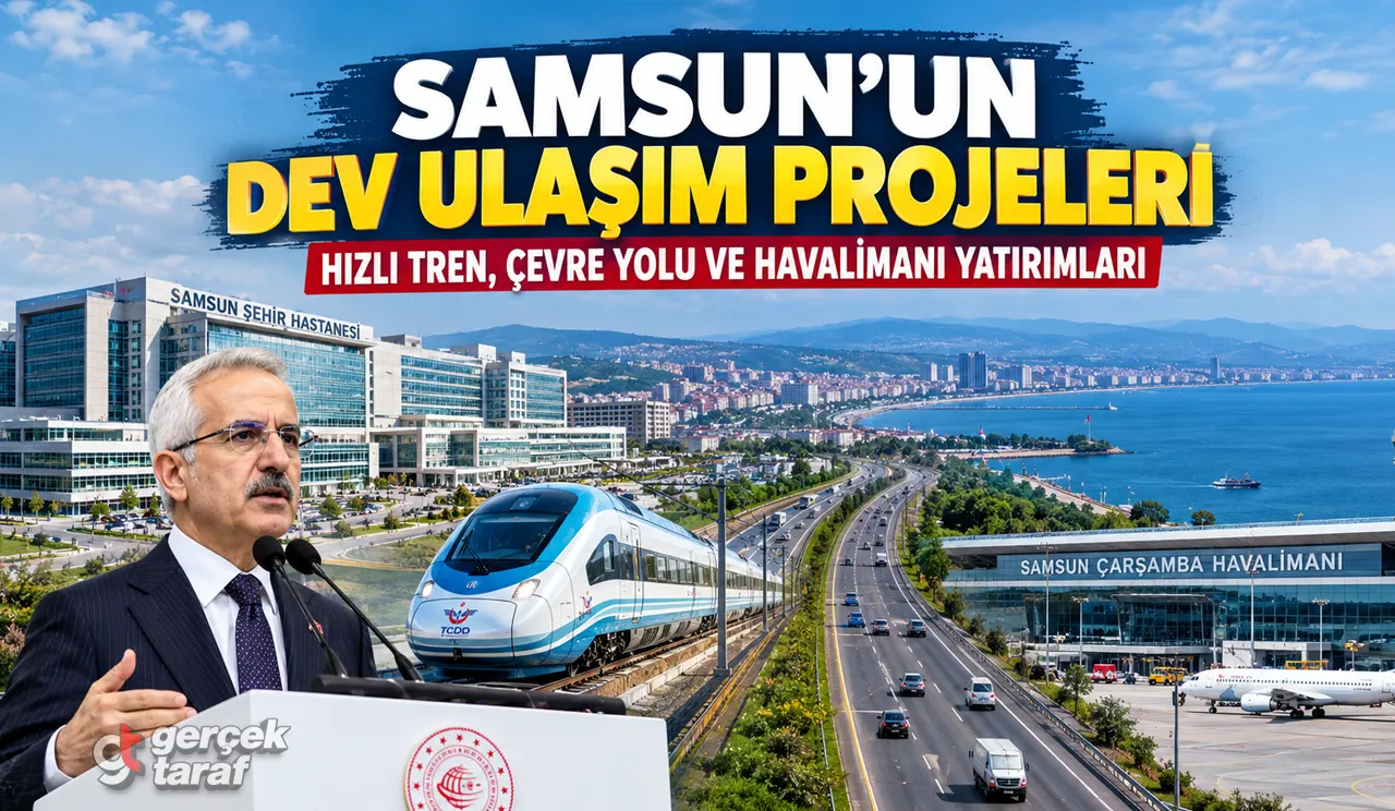 Samsun’da Ulaşımı Değiştirecek Projelerin Detayları Belli Oldu