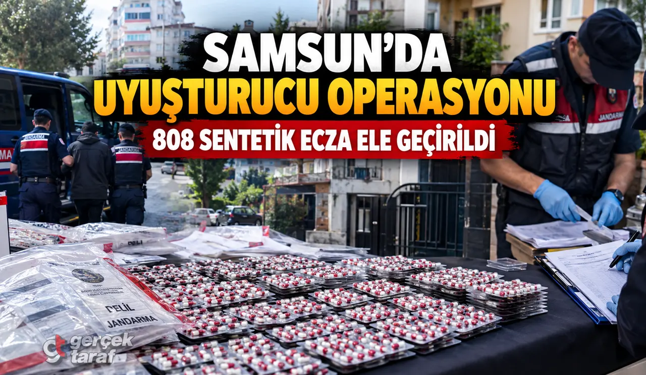 Samsun’da Evinden 808 Uyuşturucu Hap Çıkan Çocuk Tutuklandı