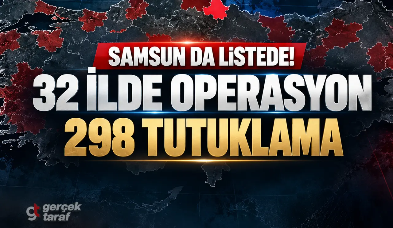 Samsun dahil 32 ilde uyuşturucu operasyonu! 298 şüpheli tutuklandı