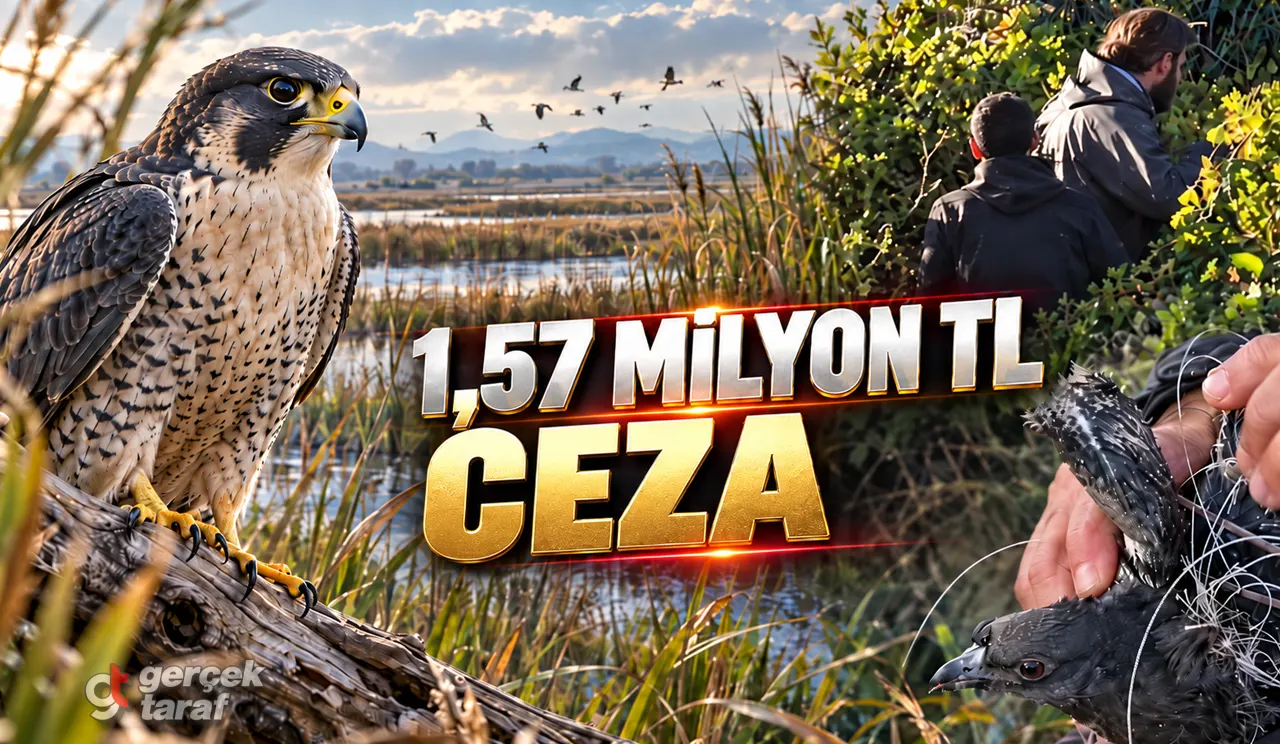 Samsun'da Gökdoğan Avlayanlara 1,57 Milyon TL Ceza