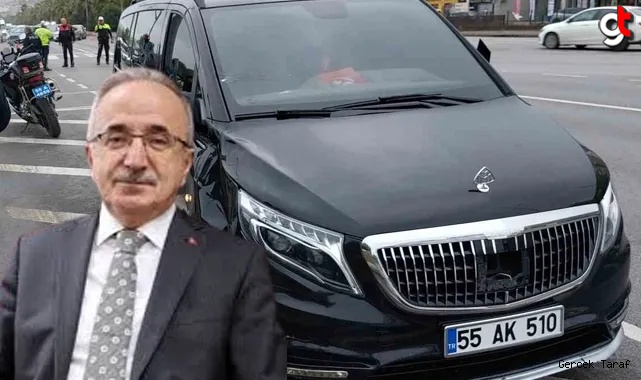 AK Parti İl Başkanı Mehmet Köse'nin makam aracı 2 kişiye çarptı